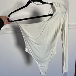 JLUX Label One shoulder bodysuit